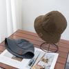 Casual versatile short-brimmed bucket hat women's outdoor street senior sense summer sunshade basin hat men's mountaineering hat