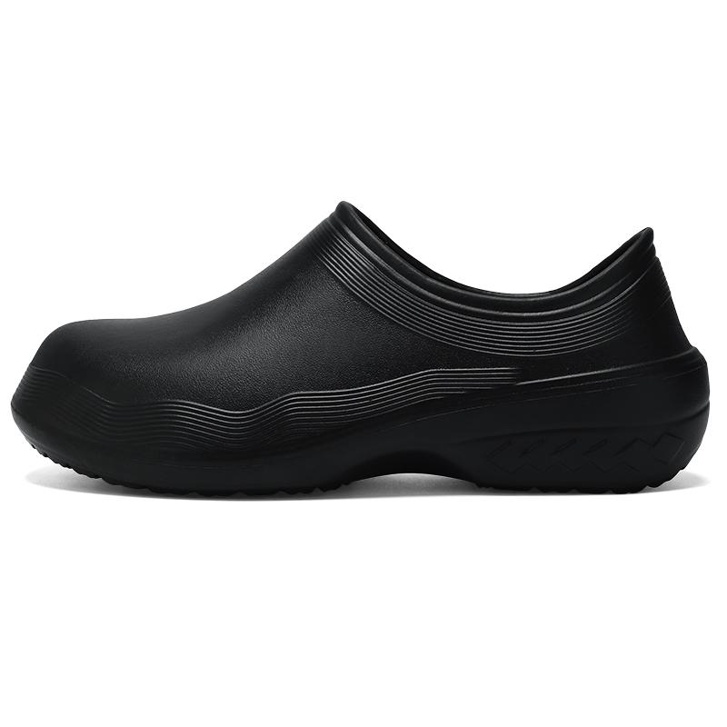 

Fashion Thick Soled Height Increase Men Chef Shoes Oil Proof Waterproof Kitchen Cook Shoes Clogs Work Hospital Anti Slip Sandals Unisex 44-45