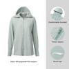 Li Ning Fitness Loose Cooling Comfortable Breathable Sun Protection Clothing Women tops Sheep-Fat-Green AFDVA74-3