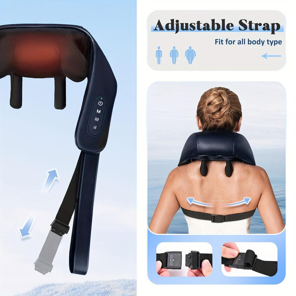 Cervical Spine & Neck Massager Pillow for Shoulder, Waist, and Back