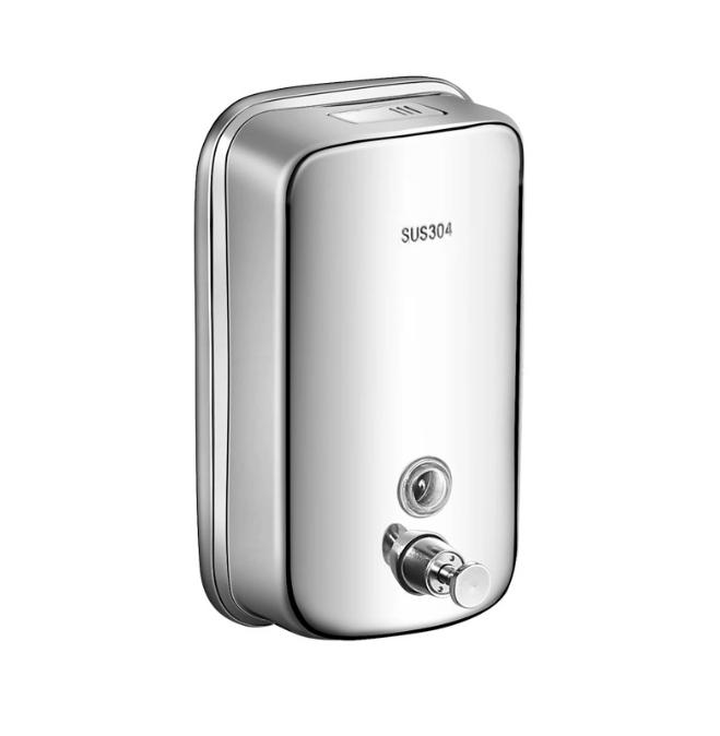 Modern High-quality Stainless Steel Foam Soap Dispenser Wall-mounted Electricity-free Hand for Bathroom Kitchen Hotel Toilet Use