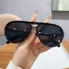 Fashion Women Large Frame Pilot Sunglasses Classic Driving Street Photography Sun Glasses Men Eyewear Uv400