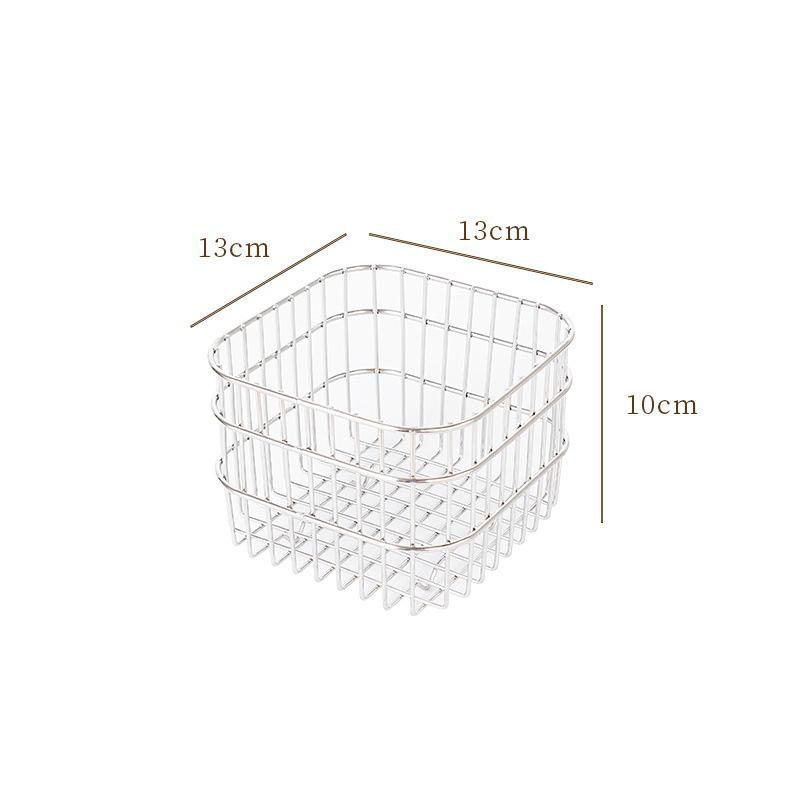 Fruit Drain Basket Kitchen Bar Stainless Steel Fruit Storage Basket Waterproof Fruit Vegetable Drainage Basket Kitchen Supplies