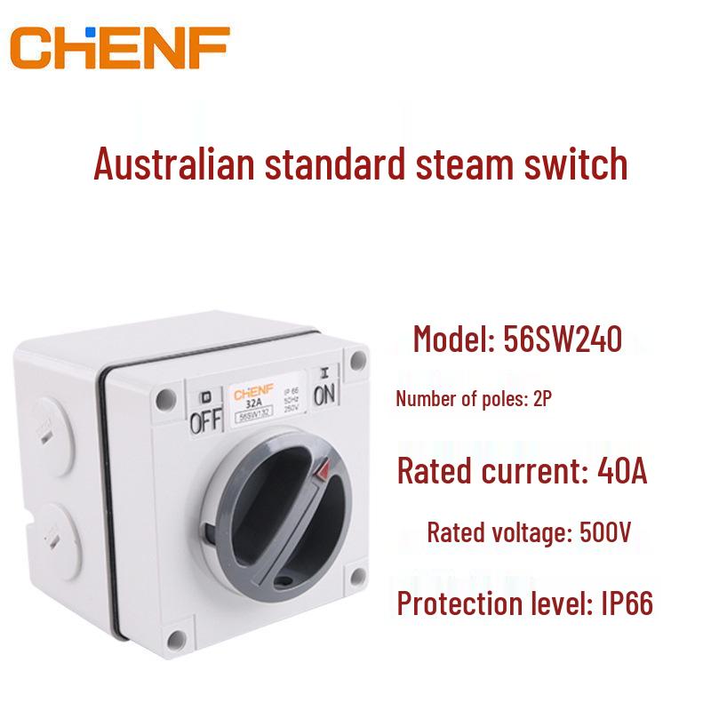 Australian Outdoor Waterproof Single-Phase/Three-Phase Knife Switch - Load Disconnection On-Off Rotary Switch