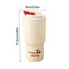 Portable Plastic Coffee Cup Mug With Lid Heat-Resistant Sealed Water Cup Portable Drinking Cup For Students Adult