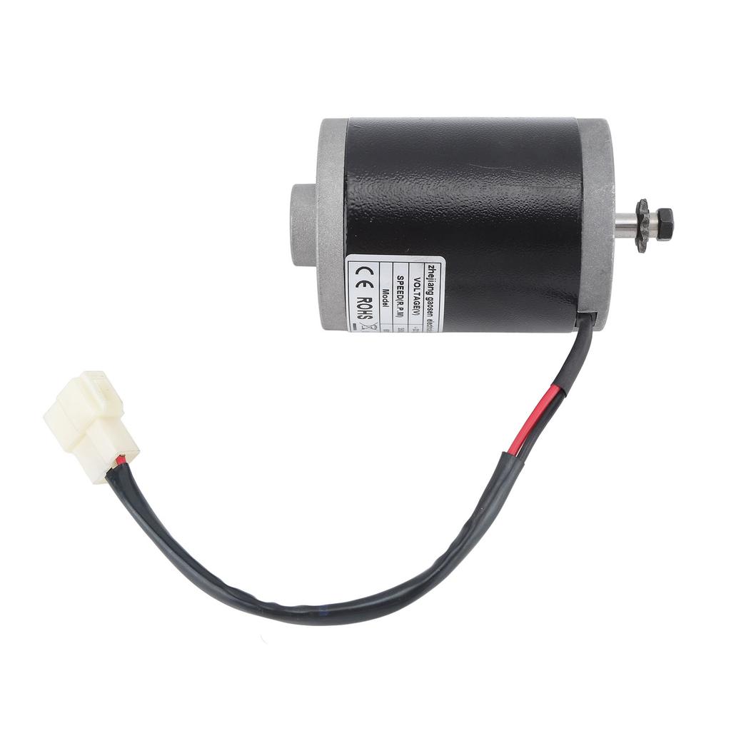 12V100W Elektrisk skotermotor med tannhjul Elektrisk drivmotor for elektrisk skotermotor, sykkel, sykkel