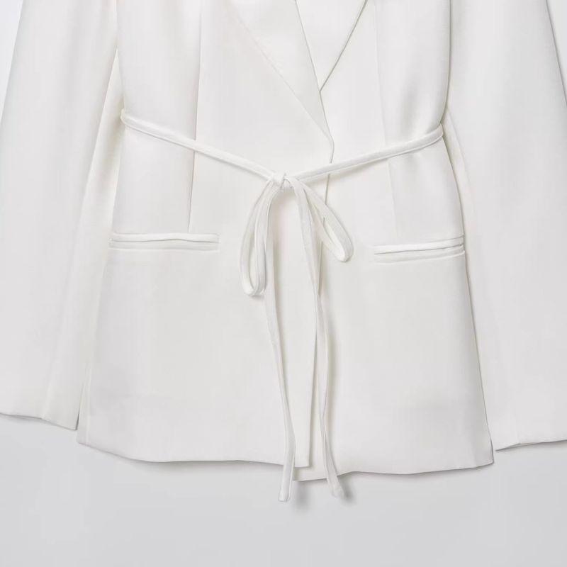 Araltay New Arrival Women's Clothing Fashion Style Fashion All-Match Minimalist Casual Long Sleeves Linen Blend Suit Outwear