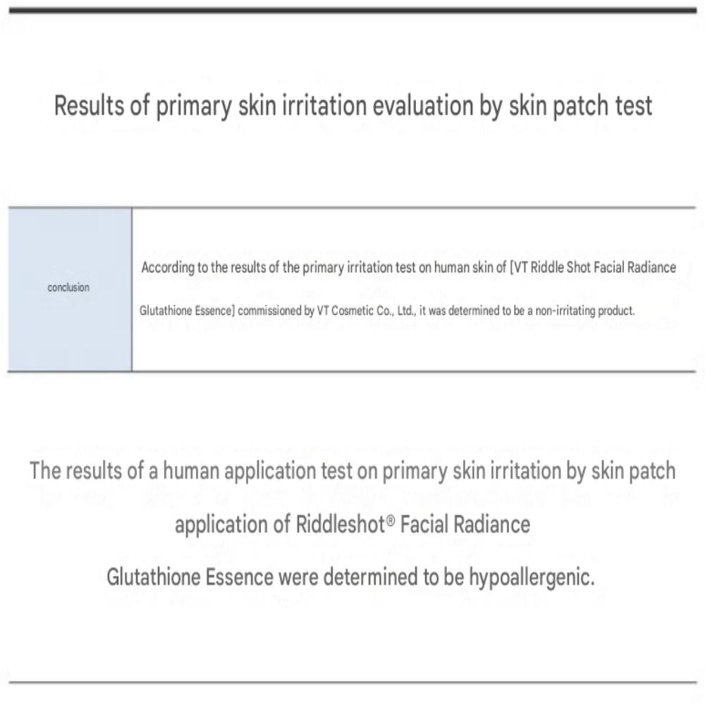 VT Reedleshot Facial Raidence Glutathione Essence 2ml*6