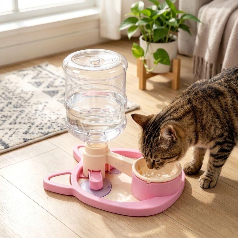 Prevent Black Chin Cat Auto Water Bowl Anti-Wet Mouth Pet Water Station Living Room