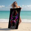 Personalized Spider-Man Comic Artwork Beach Towel Microfiber Beach Towel Thin Absorbent for Beach Swimming Yoga Bath Sports. 0910402