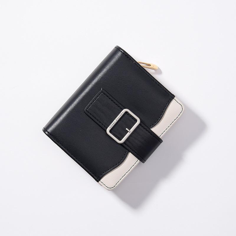 

Stylish Ladies Short Wallet With Snap Closure And Various Card Slots чорний