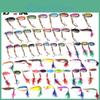 Cast Long 24pcs30pcs Pack 1 Spinnerbaits In Different Colours With Sequins Perfect For Freshwater And Saltwater Fishing Tackle