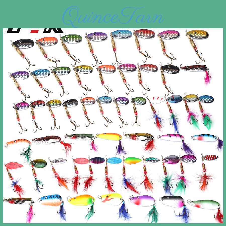 Cast Long 24pcs30pcs Pack 1 Spinnerbaits In Different Colours With Sequins Perfect For Freshwater And Saltwater Fishing Tackle