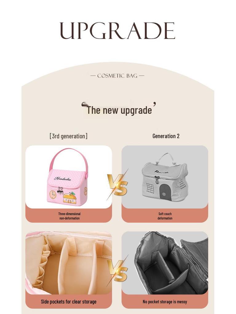 Dopamine Style Travel Cosmetic Organizer Bag