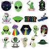 10 30 50PCS Outer Space Stickers Alien UFO Astronaut Green Sticker DIY Toy Laptop Car Motorcyle Notebook Kid Graffiti Sticker F5