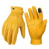 Sheepskin Motorcycle Gloves Non Slip Wear Resistant Outdoor Off Road Vehicle Racing Full Finger Gloves