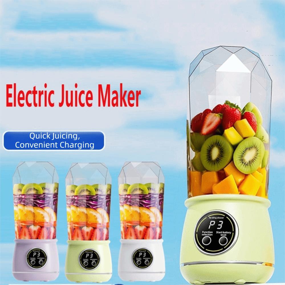 10 Blades Handheld Blender Bottle Wireless Electric Juice Blender Cup  Home Use