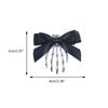 Gothic Duckbill Hair Clip Skeleton Claws Hair Barrette Halloween Trendy Ponytail Decor Non-Slip Cosplay Hair Side Clips