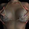 Handmade Sexy Jewelry Crystal Lingerie Chain Set for Women Bling Rhinestone Body Chain Beach Bikini Underwear Jewelry