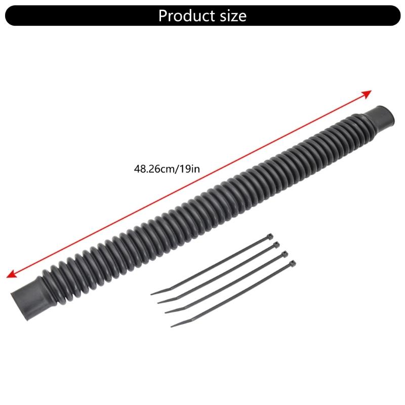 Flexible Rubber Hose Diving Round Corrugated Hose Replacement Scubas Diving Corrugated Exhaust Hose Pipe Enduring