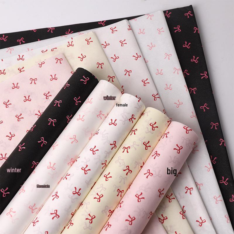 Exklusives florales Seidenpapier zum Einwickeln und Auslegen