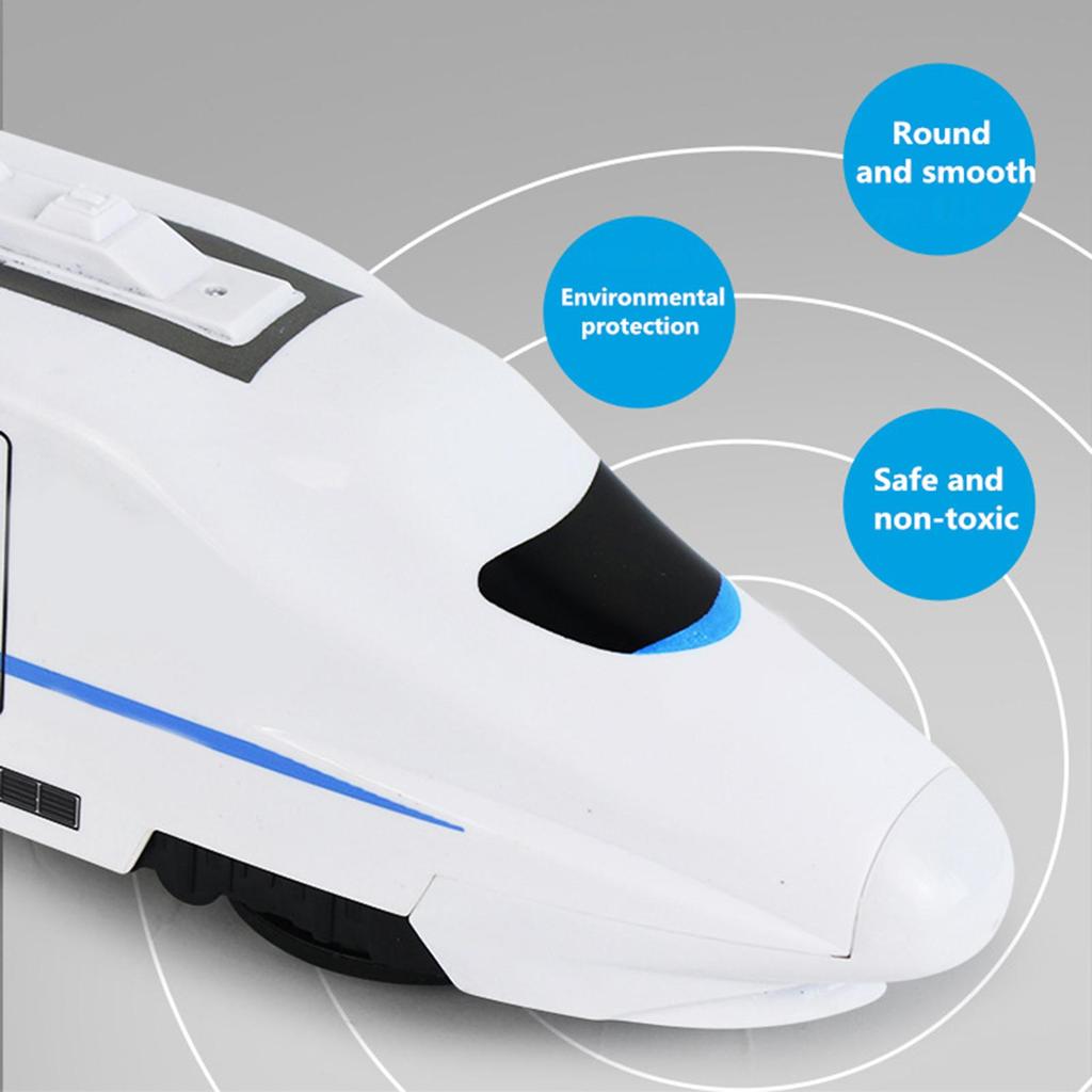 Electric Train Set with Lights & Sounds High-Speed Toy Train for Kids Learning Play, Birthday Christmas Indoor Outdoor Garden