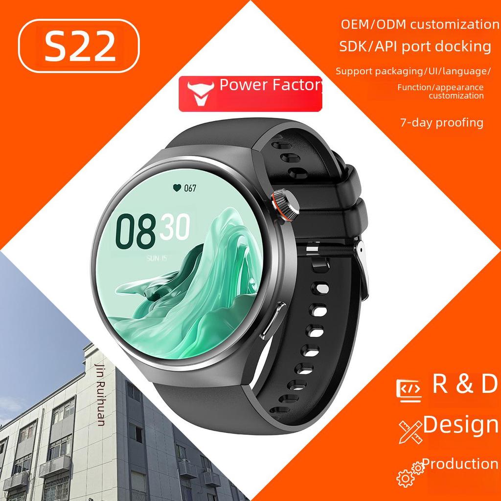 S22 NFC Smartwatch: Multifunktionale Sportuhr mit Gesundheitsüberwachung für Männer