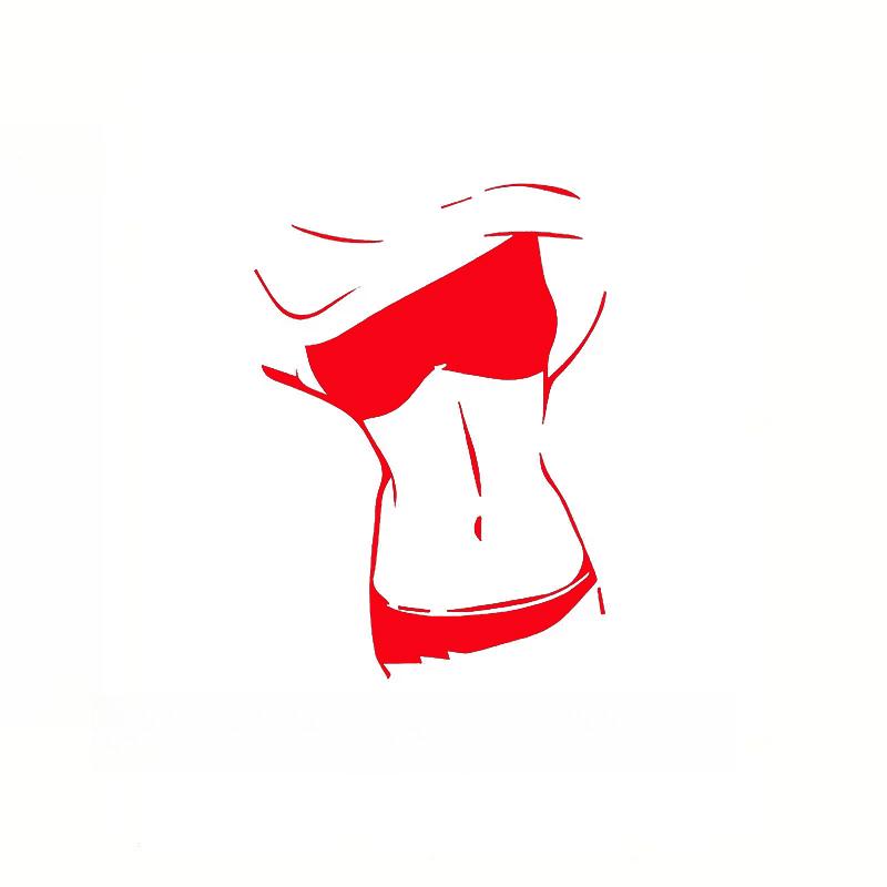 Retro Pin-up Girl Car Stickers  Waterproof Vinyl Decals for Auto Truck Motorcycle Vintage Style Decoration 15cm