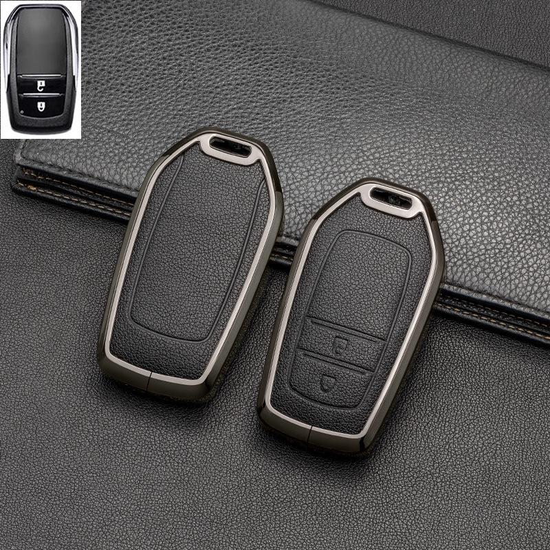 Full-Cover Metal Key Case for Toyota Corolla, RAV4, Rongfang, Wilanda, Levin, Camry
