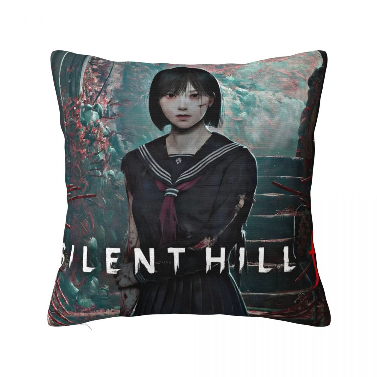 

Silent Hill F Game Hinako Pillow Cover Cushion Cover Soft Custom DIY Pillow Case Vintage Pillowcases For Living Room Chair 12x12Inch