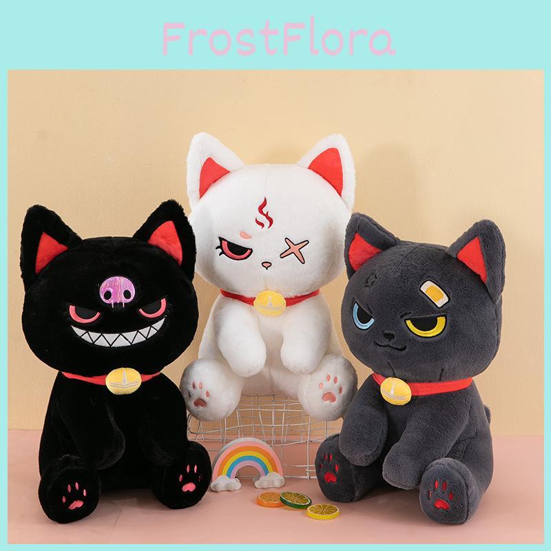 Evil Pirate Cat Expression Plush Toy Dolls Room Decoration Child Gift Festivals