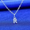 Women's Letter R Initial Pendant Necklace - Trendy Choker for Daily Wear