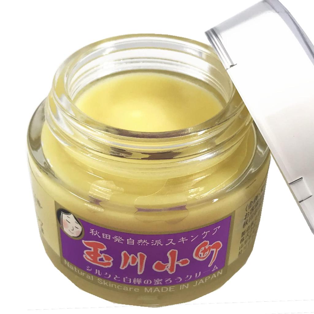 Tamagawa Komachi Silk and Birch Beeswax Cream 40g Additive-free, Naturally Derived Moisturizing Balm for the Whole Body Nominated for the NY Beauty