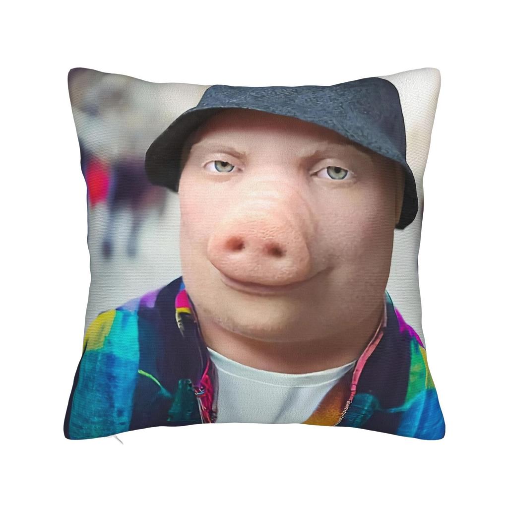 Federa Cuscino John Pork Sta Chiamando Design Federa Cuscino Federa Cuscino Divertente Per Divano Camera da Letto Decorazione Casa
