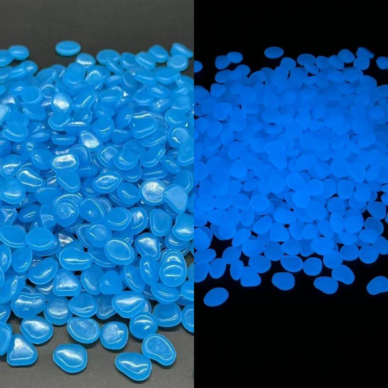 Medelstora Konstgjorda Lyser i Mörkret Stenar för Vas, Krukväxter och Akvarielandskap (1-1,5 cm)