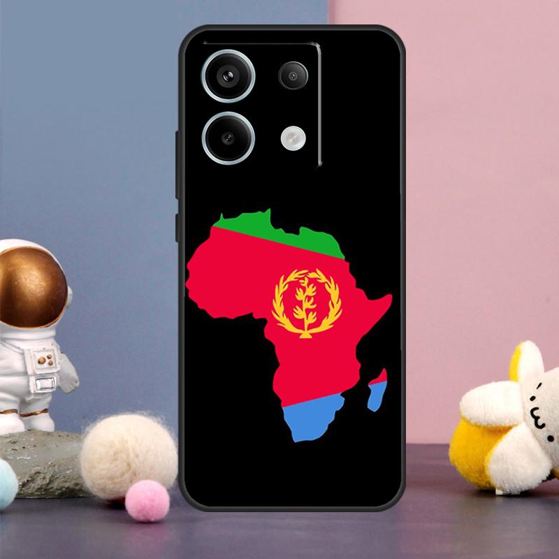 Eritrean Flag Case For Xiaomi Redmi Note 14 13 9 10 11 12 15 Pro Plus Redmi 15 15C 14C 10C 12C 13C Cover