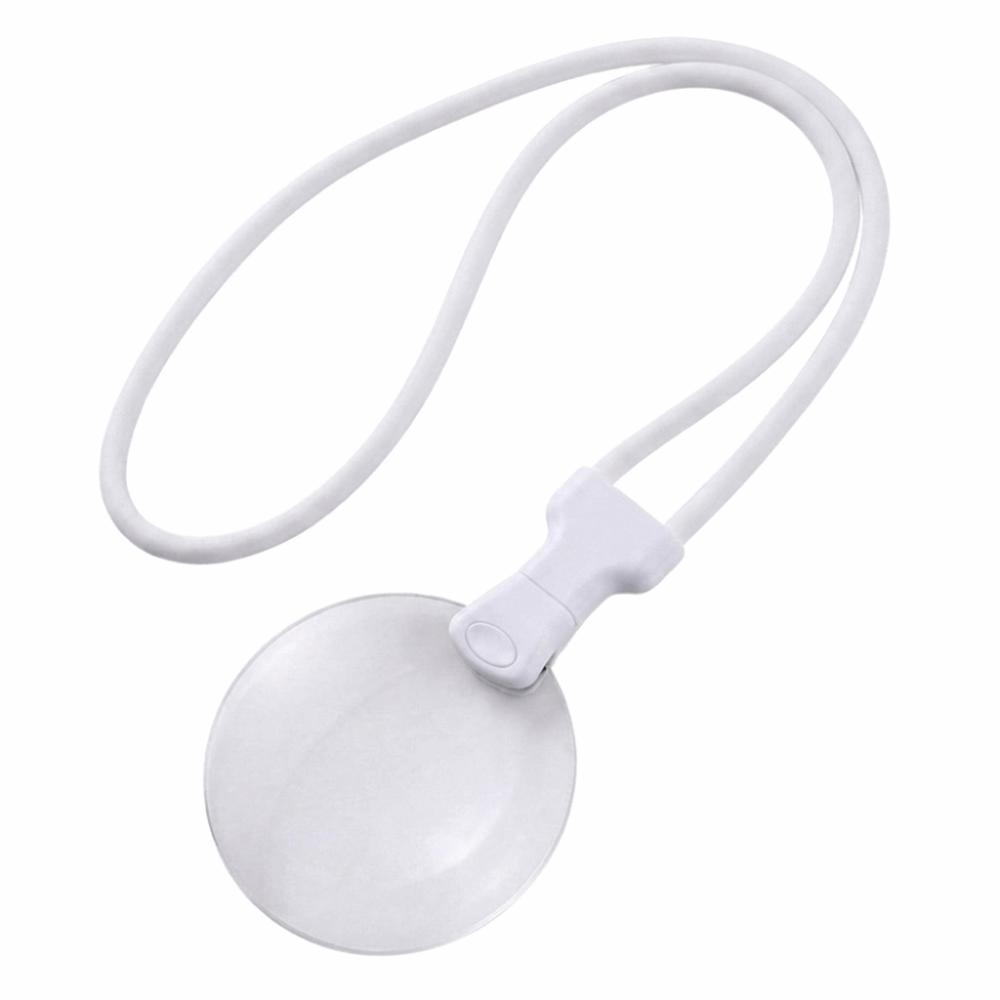 Durable Neck Magnifier Hands Free Reading Magnifier Large Page Magnifying Glass  Craft