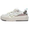 001 Unblock White Grey Women Casual Sneakers AGCT218-3