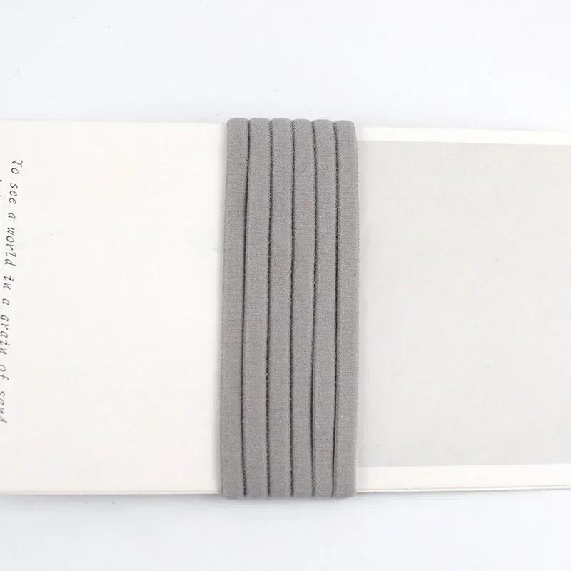 5/10/20Meters Elastic Band 3/5mm Colored Polyamide Rope Decor Rubber Tape Oil Core Hair Ring Stretch Ropes Sewing Accessories