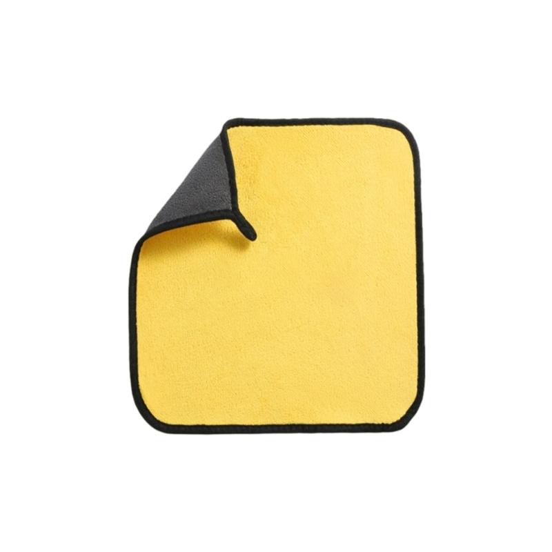 Professional Car Wiping Cloth Plush Coral Fleece Detailing Cleaning Cloth for Spotless Finish On Paintwork Glass