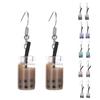 Hooks Earrings Bubble Tea Long Dangle Women Drink Drop Earrings Jewelry for Party