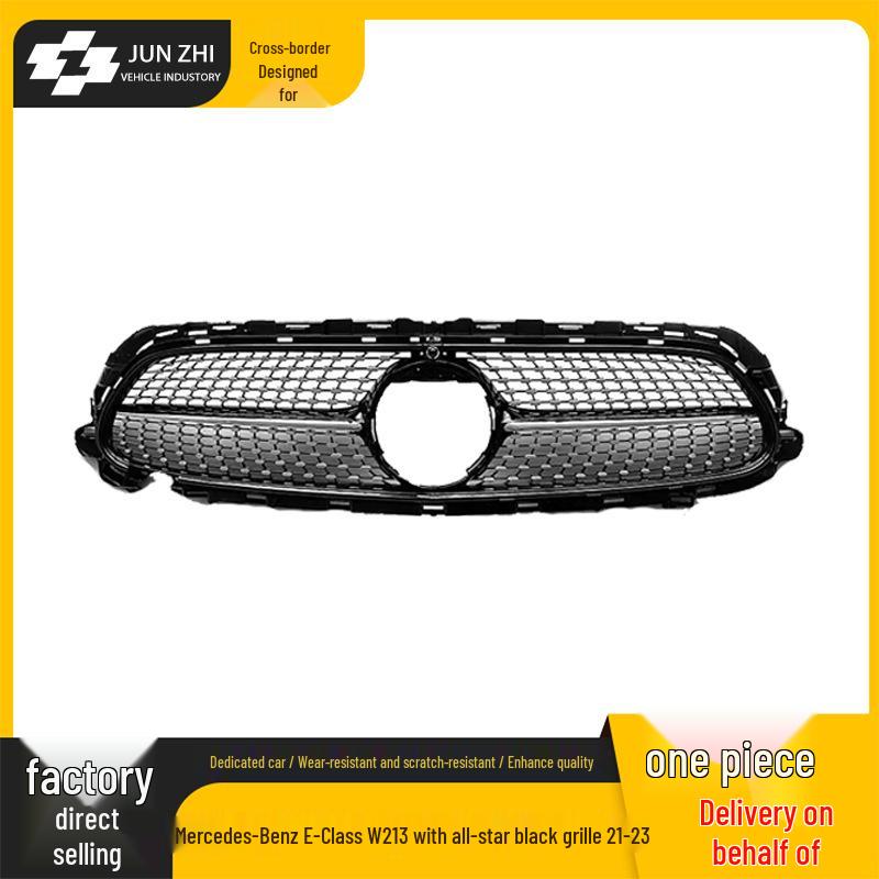Genuine 2021-2023 Mercedes-Benz E-Class W213 Starry Night Black Grille Replacement.