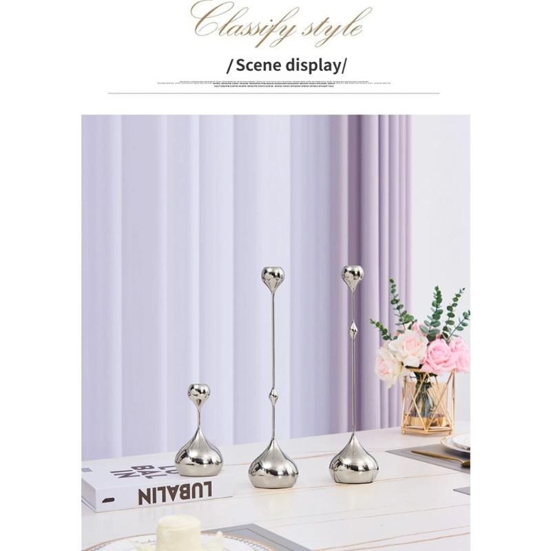 Retro Candlestick Candle Holders Metal Taper Candle Holders for Table Centerpieces Wedding Christmas Home Decorations