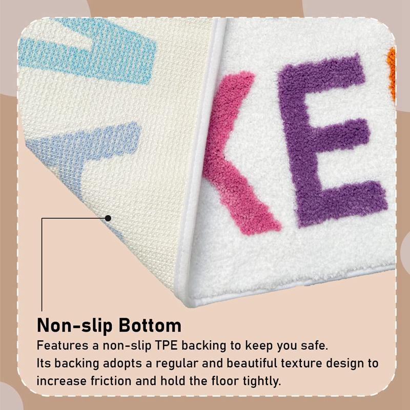 50x80cm Get Naked Bath Mat Non-Slip Quick Absorbent Funny Microfiber Bathroom Mat Get Naked Rug Funny Bathroom Decor Tufted Mats