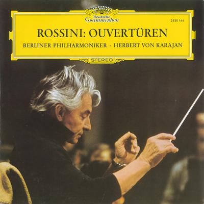 Disque vinyle BERLINER PHILHARMONIKER HERBERT VO Ouvertures de Rossini 2530144 DEUTSCHE GRAMM Allemagne Classique Occasion