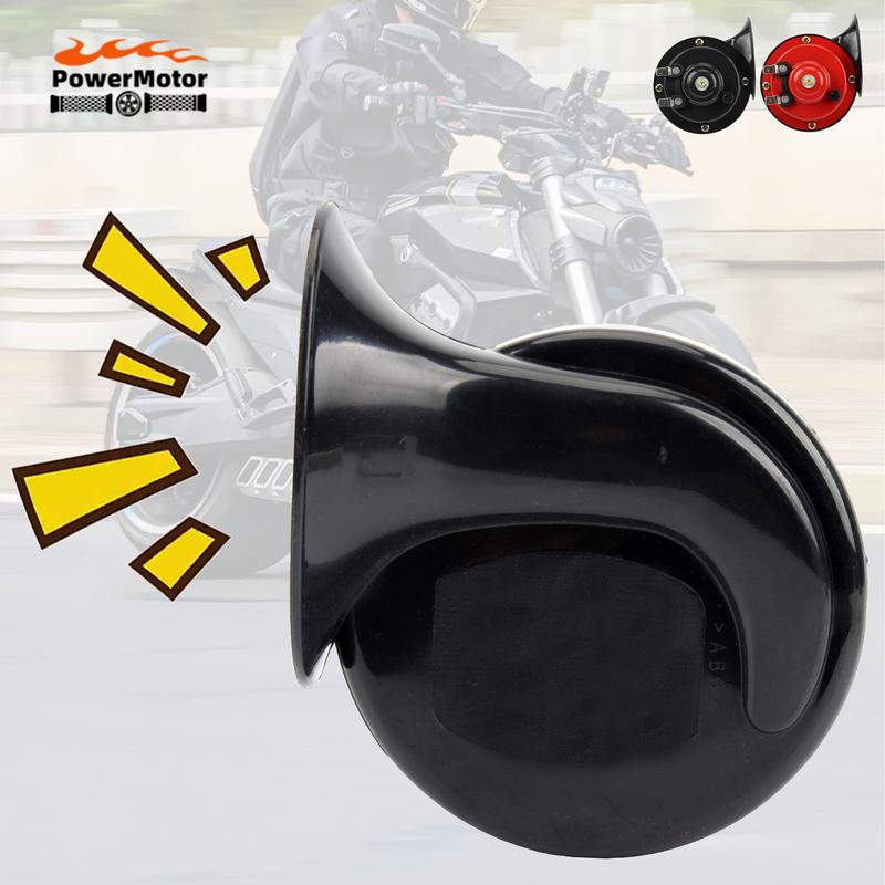 Universal Motorcycle Snails Electric Air Horn 12V/24V For Harley Honda Cafe Racer Scooters Motocross Modification Accessories