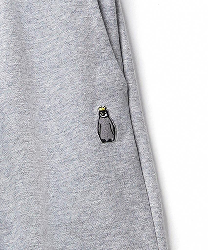 GAKKAI UNIONS [Select Summer, Brushed, Or All-Season Fabric] Single-Pleat Wide Sweatpants Gray