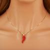 Nidin Nieuwe Mode Chili Bedels Hanger Ketting Voor Vrouwen Meerdere Kleuren DIY Schakelketting Sieraden Verjaardagsfeest Cadeaus