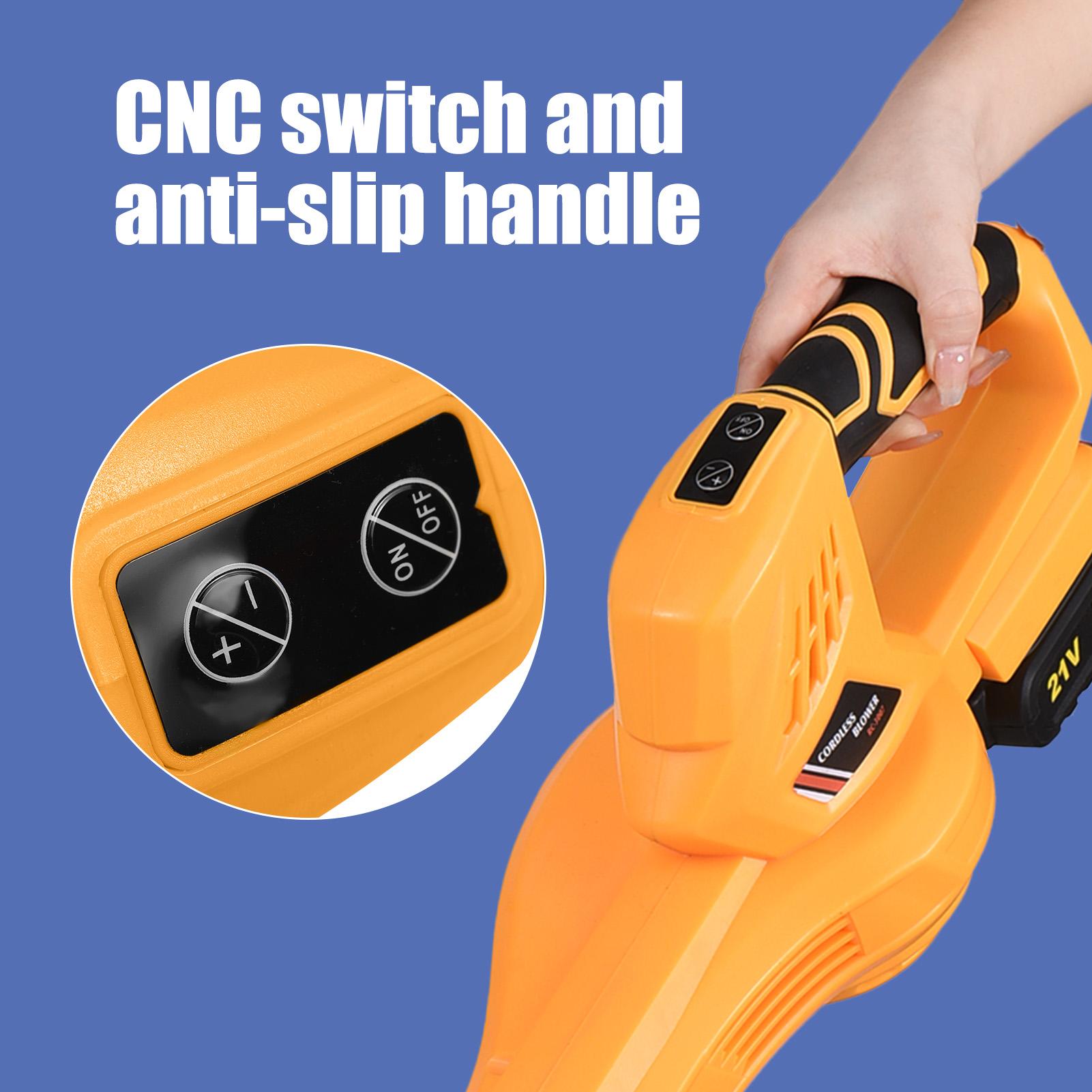 

Электрический воздуходув Aoresac/6-скоростной турбонаддув/160 МПа/3,0 Ач аккумулятор и зарядное устройство в комплекте