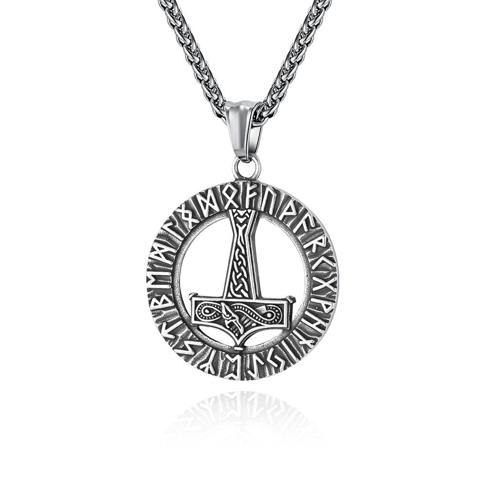 

Винтажное ожерелье с подвеской из нержавеющей стали